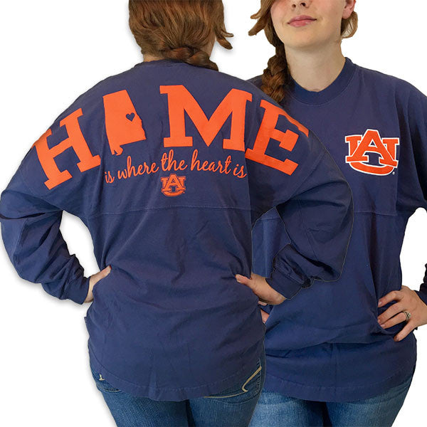 Auburn Women's Home Spirit Jersey Oversized Top - Adult & Kids T-Shirts, Sweatshirts & Hoodies apparel design preview 1