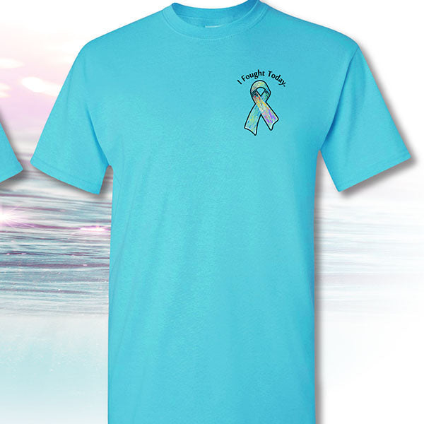 SALE I Fought Today Classic Logo Cancer Ribbons - Adult & Kids T-Shirts, Sweatshirts & Hoodies apparel design preview 2