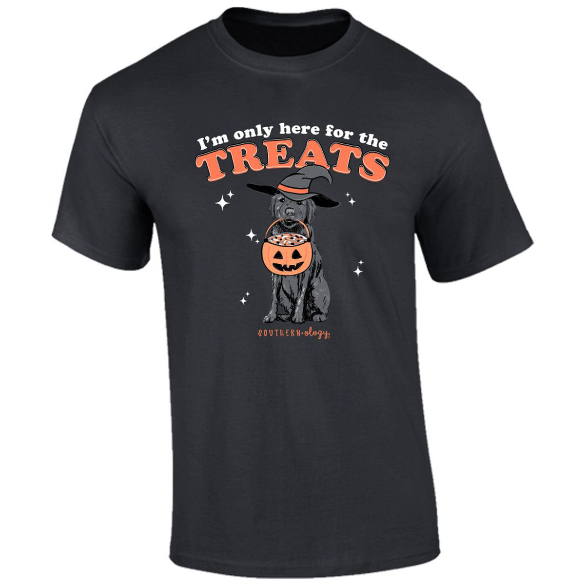 Southernology Here for the Treats Halloween Comfort - Adult & Kids T-Shirts, Sweatshirts & Hoodies apparel design preview 2