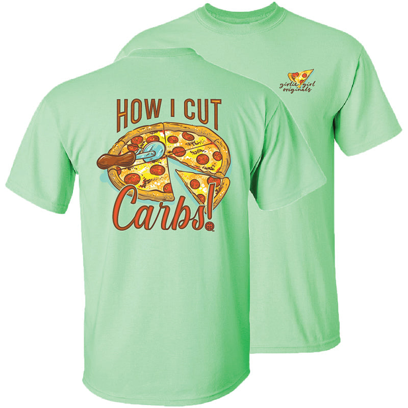 Girlie Girl Originals Cut Carbs Pizza - Adult & Kids T-Shirts, Sweatshirts & Hoodies apparel design preview 2