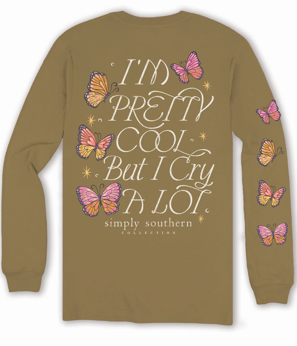 Simply Southern Cry Butterfly - Adult & Kids T-Shirts, Sweatshirts & Hoodies apparel design preview 1