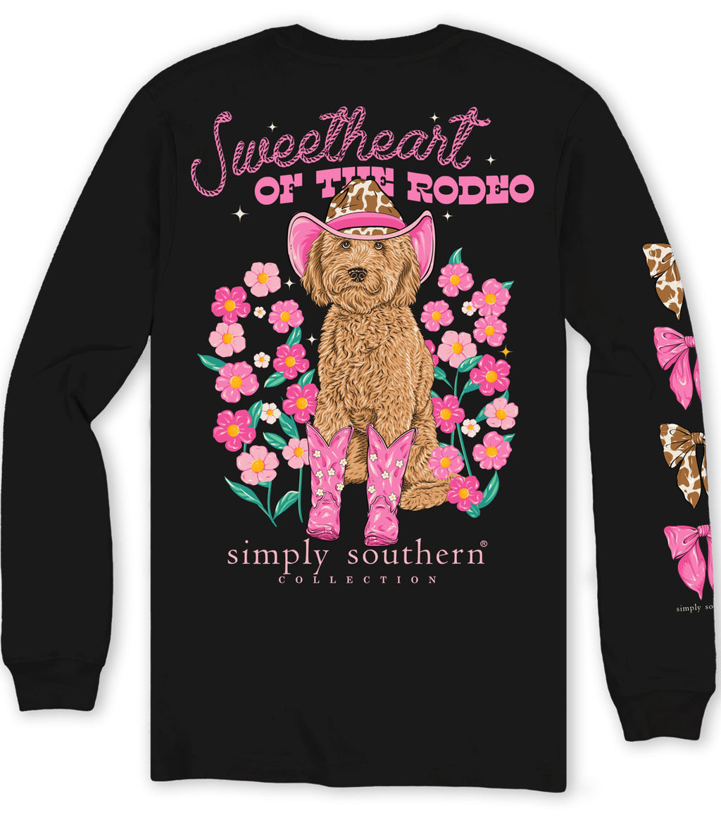 Simply Southern Sweetheart Of The Rodeo - Adult & Kids T-Shirts, Sweatshirts & Hoodies apparel design preview 1