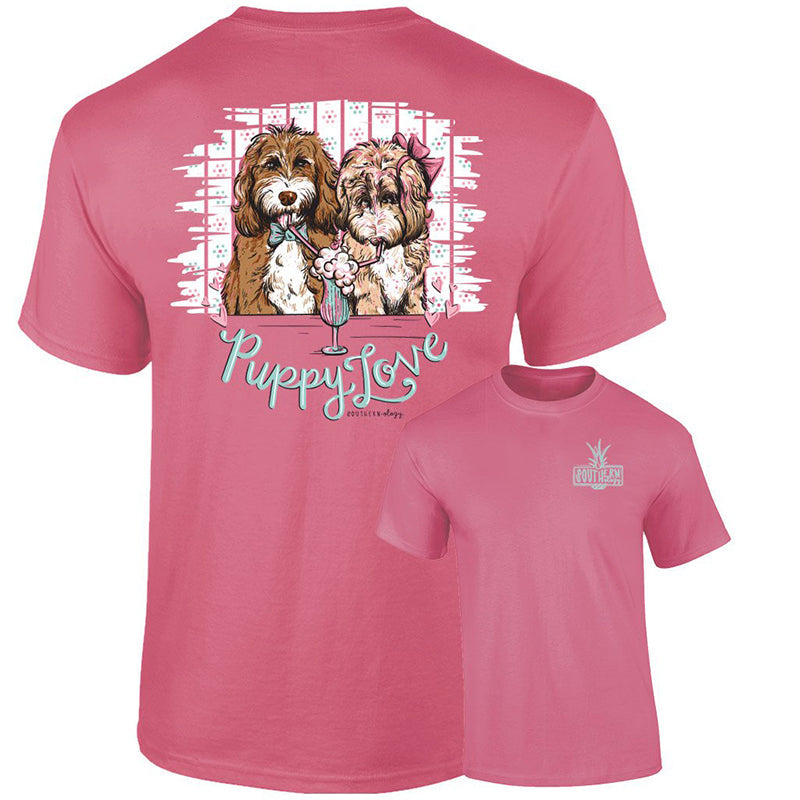 Southernology Puppy Love Comfort Colors - Adult & Kids T-Shirts, Sweatshirts & Hoodies apparel design preview 1