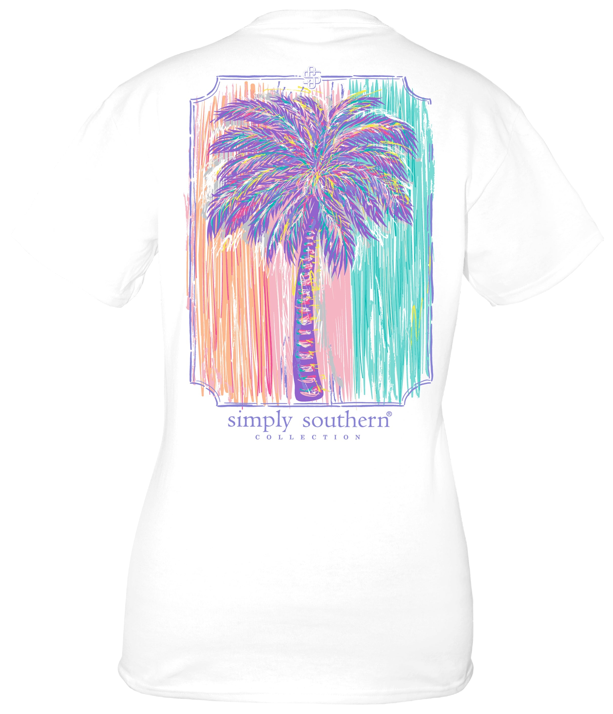 Simply Southern Palm Tree White - Adult & Kids T-Shirts, Sweatshirts & Hoodies apparel design preview 1