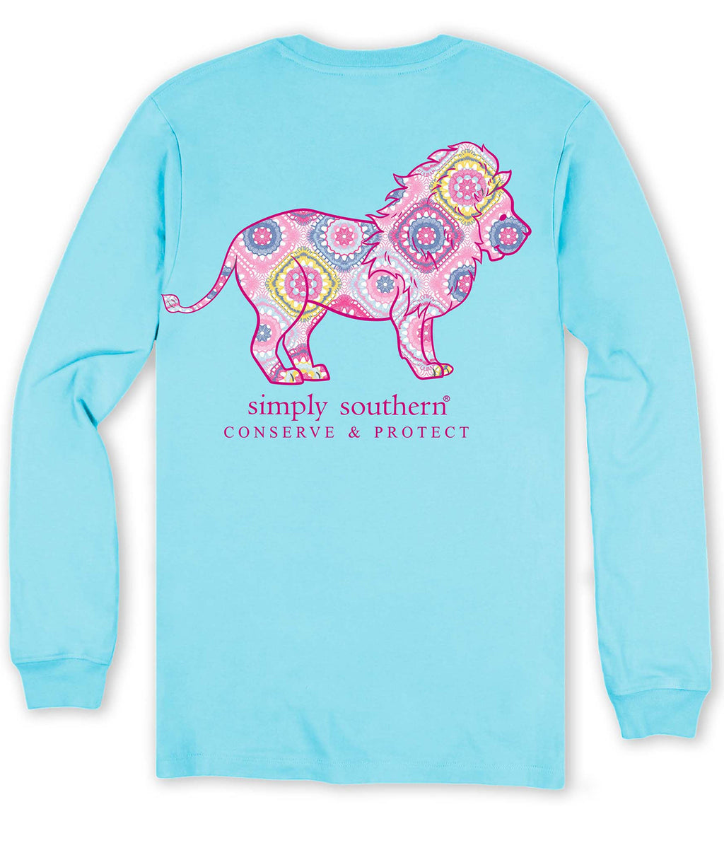Simply Southern Lion Tracker Knit Pool - Adult & Kids T-Shirts, Sweatshirts & Hoodies apparel design preview 1