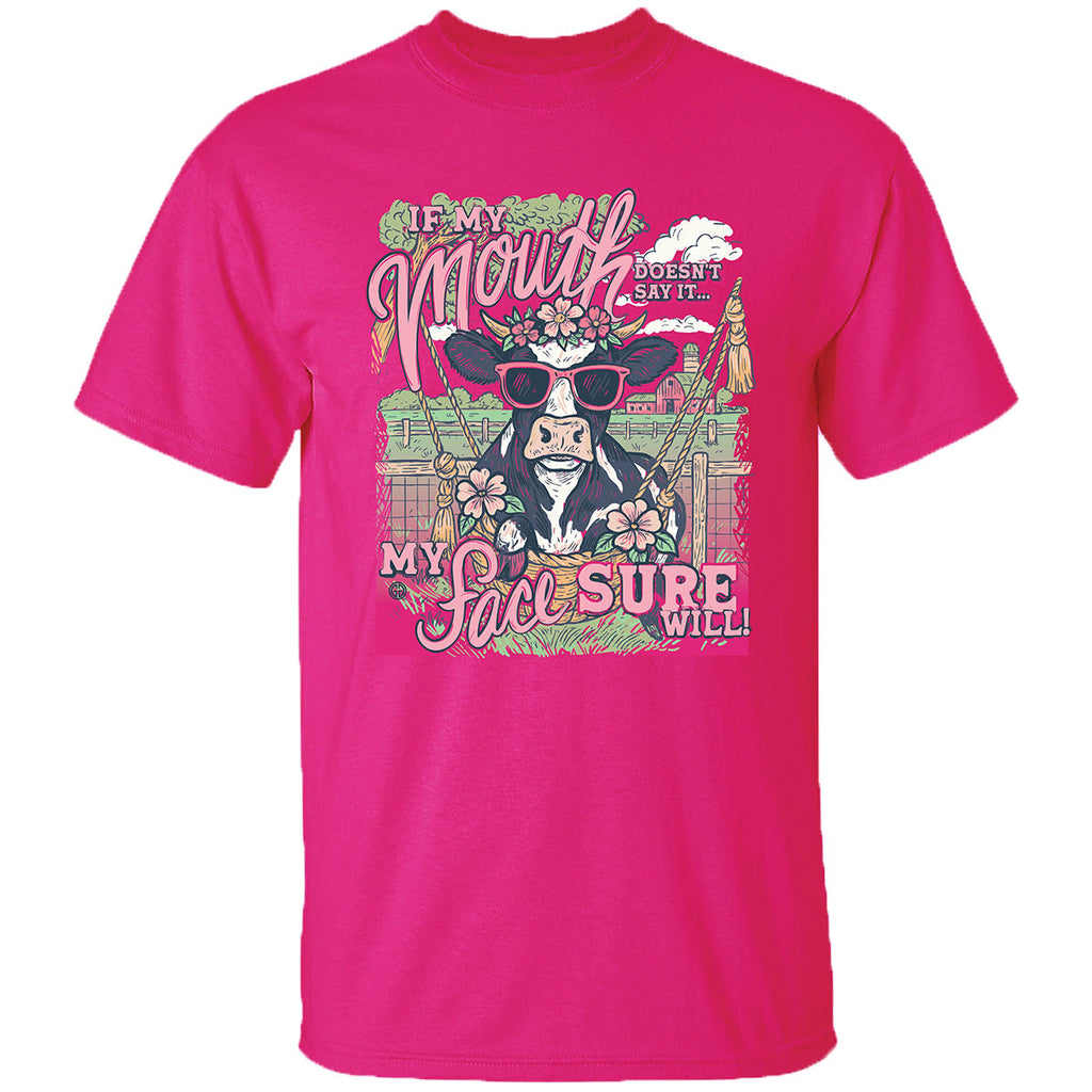 Girlie Girl Originals Cow Face - Adult & Kids T-Shirts, Sweatshirts & Hoodies apparel design preview 2