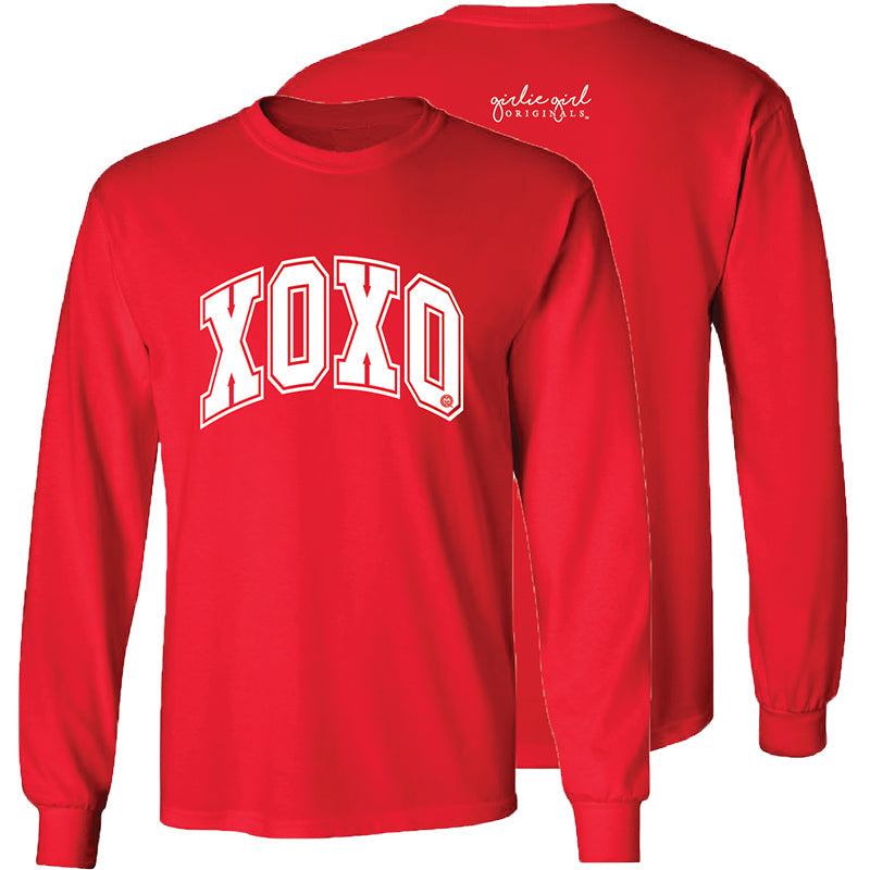 Girlie Girl Originals XOXO Red - Adult & Kids T-Shirts, Sweatshirts & Hoodies apparel design preview 1