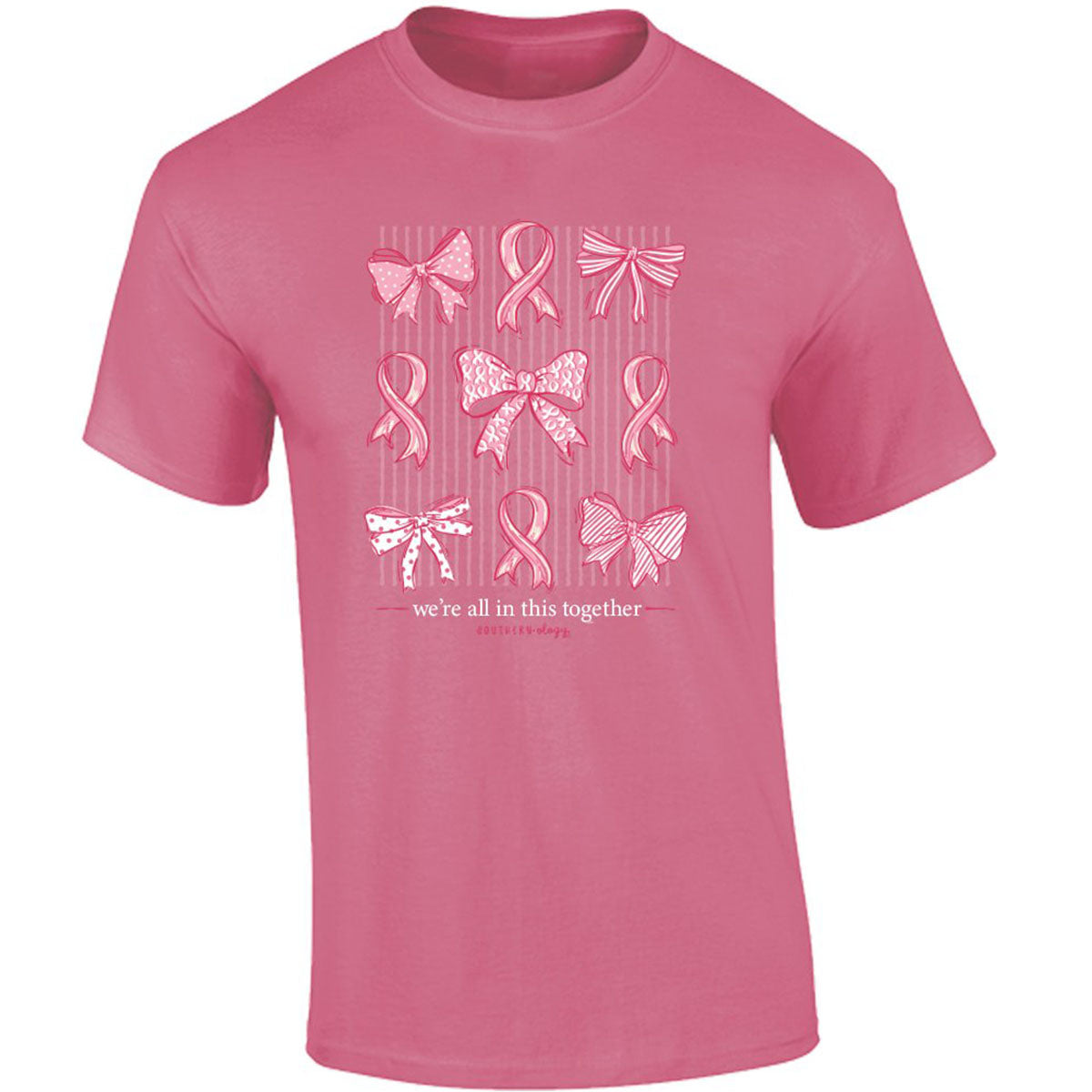 Southernology Cancer Ribbons and Bows Comfort Colors - Adult & Kids T-Shirts, Sweatshirts & Hoodies apparel design preview 2