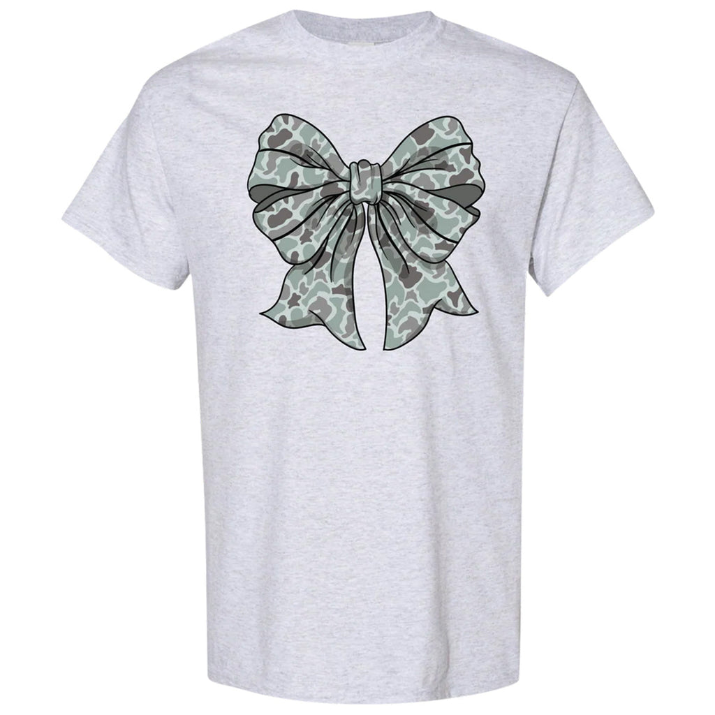 Girlie Girl Originals Camo Bow - Adult & Kids T-Shirts, Sweatshirts & Hoodies apparel design preview 2