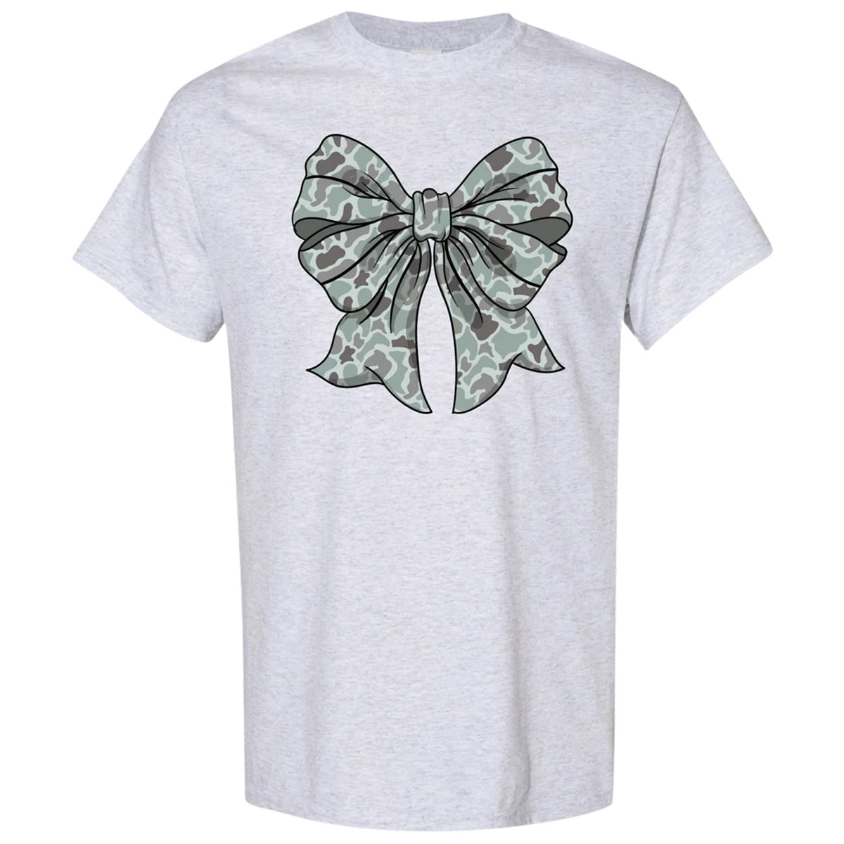 Girlie Girl Originals Camo Bow - Adult & Kids T-Shirts, Sweatshirts & Hoodies apparel design preview 2