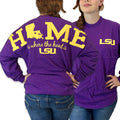 Louisiana Women's Home Spirit Jersey Oversized Top - Adult & Kids T-Shirts, Sweatshirts & Hoodies apparel design preview 1