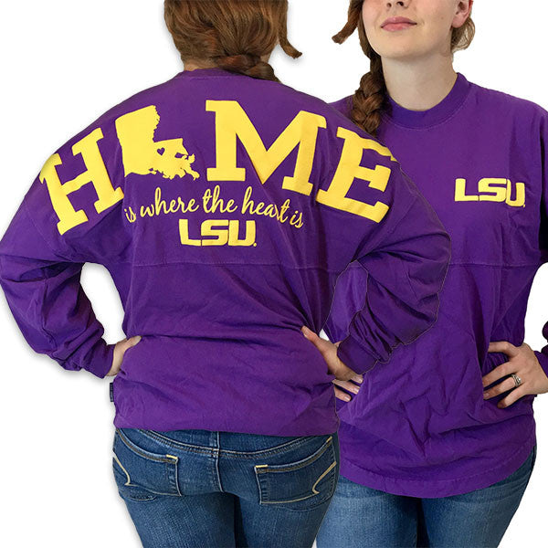 Louisiana Women's Home Spirit Jersey Oversized Top - Adult & Kids T-Shirts, Sweatshirts & Hoodies apparel design preview 1