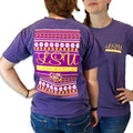 SALE Louisiana State Preppy Logo Comfort Colors - Adult & Kids T-Shirts, Sweatshirts & Hoodies apparel design preview 1