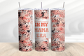In My Mama Era 20 oz Skinny Tumbler Cup With Straw - Adult & Kids T-Shirts, Sweatshirts & Hoodies apparel design preview 1