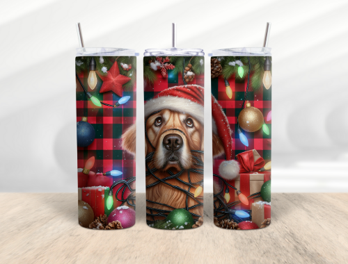 Christmas Funny Dog Lab Retriever 20 oz Skinny - Adult & Kids T-Shirts, Sweatshirts & Hoodies apparel design preview 1