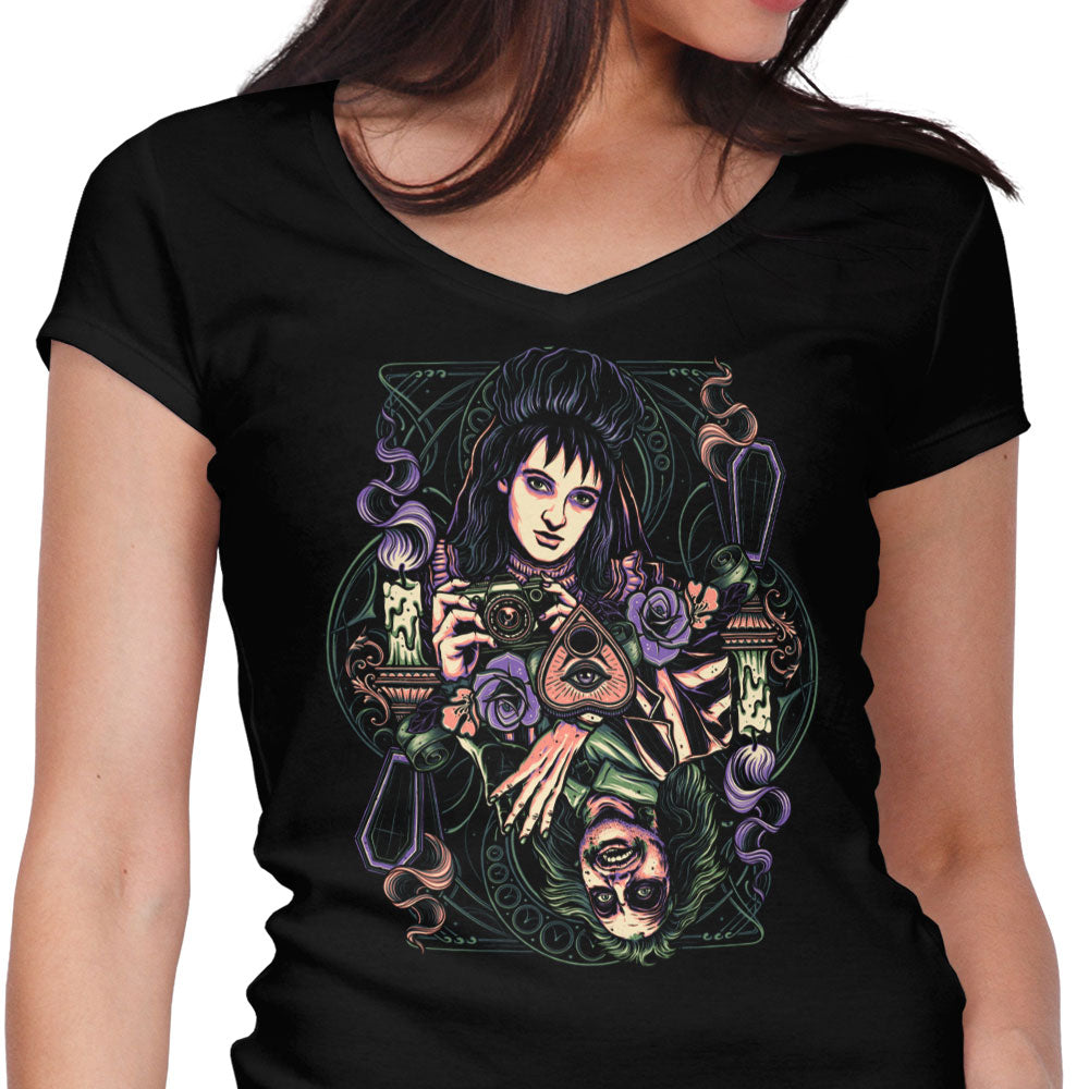 Unusual Card Women's V-Neck - Adult & Kids T-Shirts, Sweatshirts & Hoodies apparel design preview 1