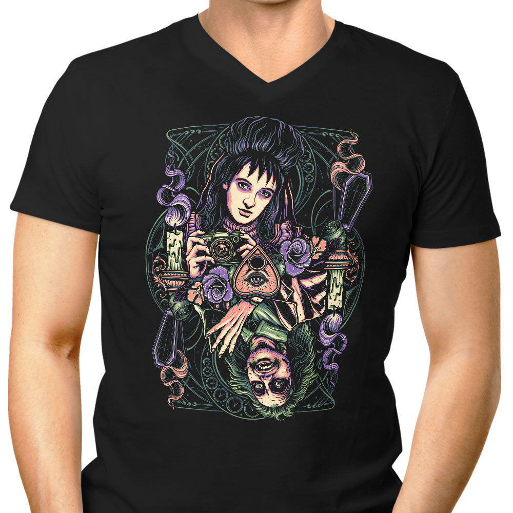 Unusual Card Men's V-Neck - Adult & Kids T-Shirts, Sweatshirts & Hoodies apparel design preview 1