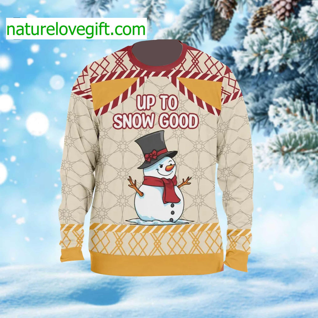 Up To Snow Good Ugly Christmas Sweater product image