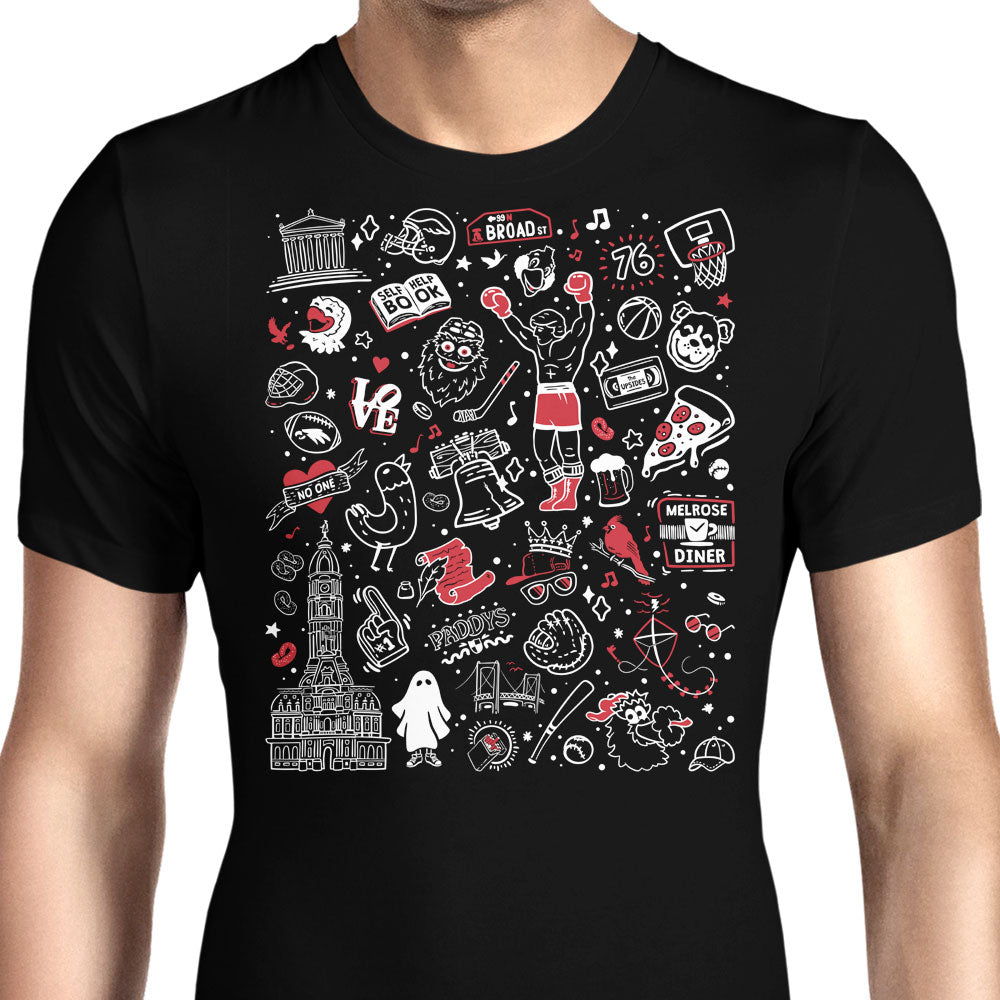Upsides Doodles Men's Apparel - Adult & Kids T-Shirts, Sweatshirts & Hoodies apparel design preview 1
