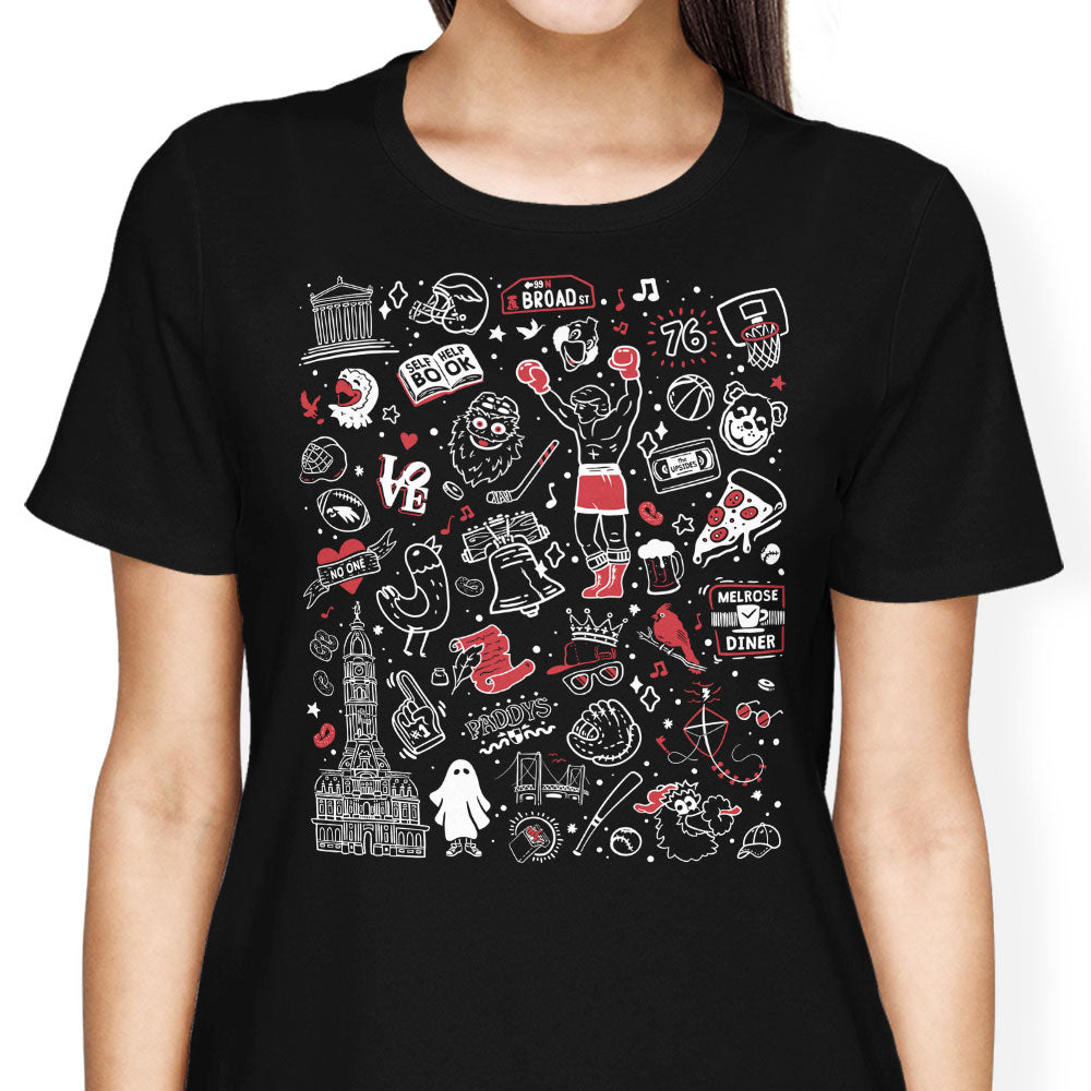 Upsides Doodles Women's Apparel - Adult & Kids T-Shirts, Sweatshirts & Hoodies apparel design preview 1