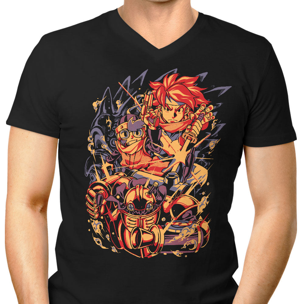 Us Against Me Men's V-Neck - Adult & Kids T-Shirts, Sweatshirts & Hoodies apparel design preview 1