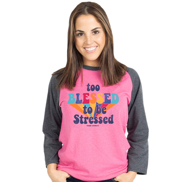 SALE Simply Southern Vintage Collection Too Blessed - Adult & Kids T-Shirts, Sweatshirts & Hoodies apparel design preview 2