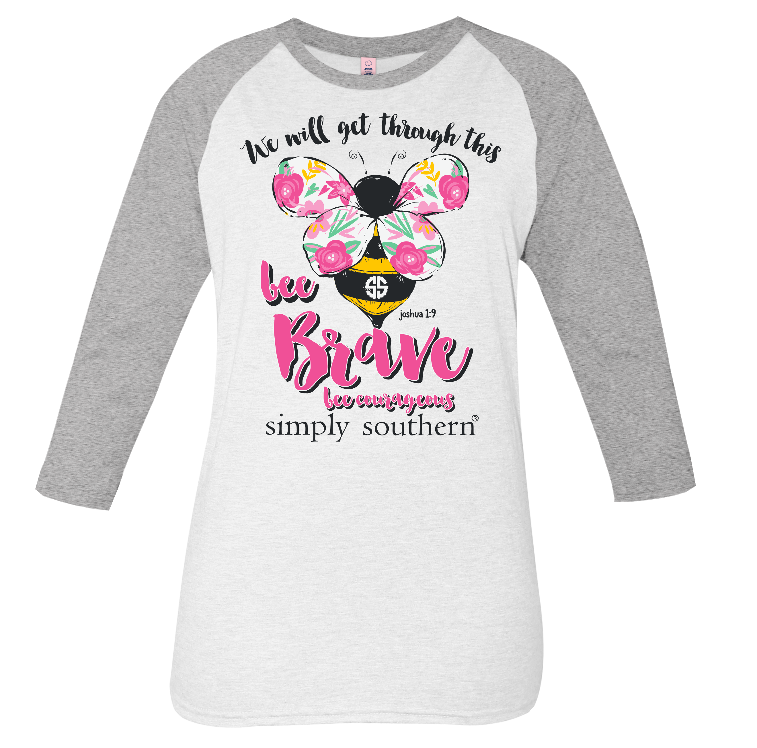 SALE Simply Southern Bee Brave - Adult & Kids T-Shirts, Sweatshirts & Hoodies apparel design preview 2