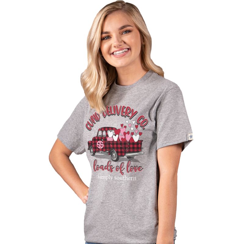 SALE Simply Southern Vintage Loads of Love Preppy - Adult & Kids T-Shirts, Sweatshirts & Hoodies apparel design preview 1