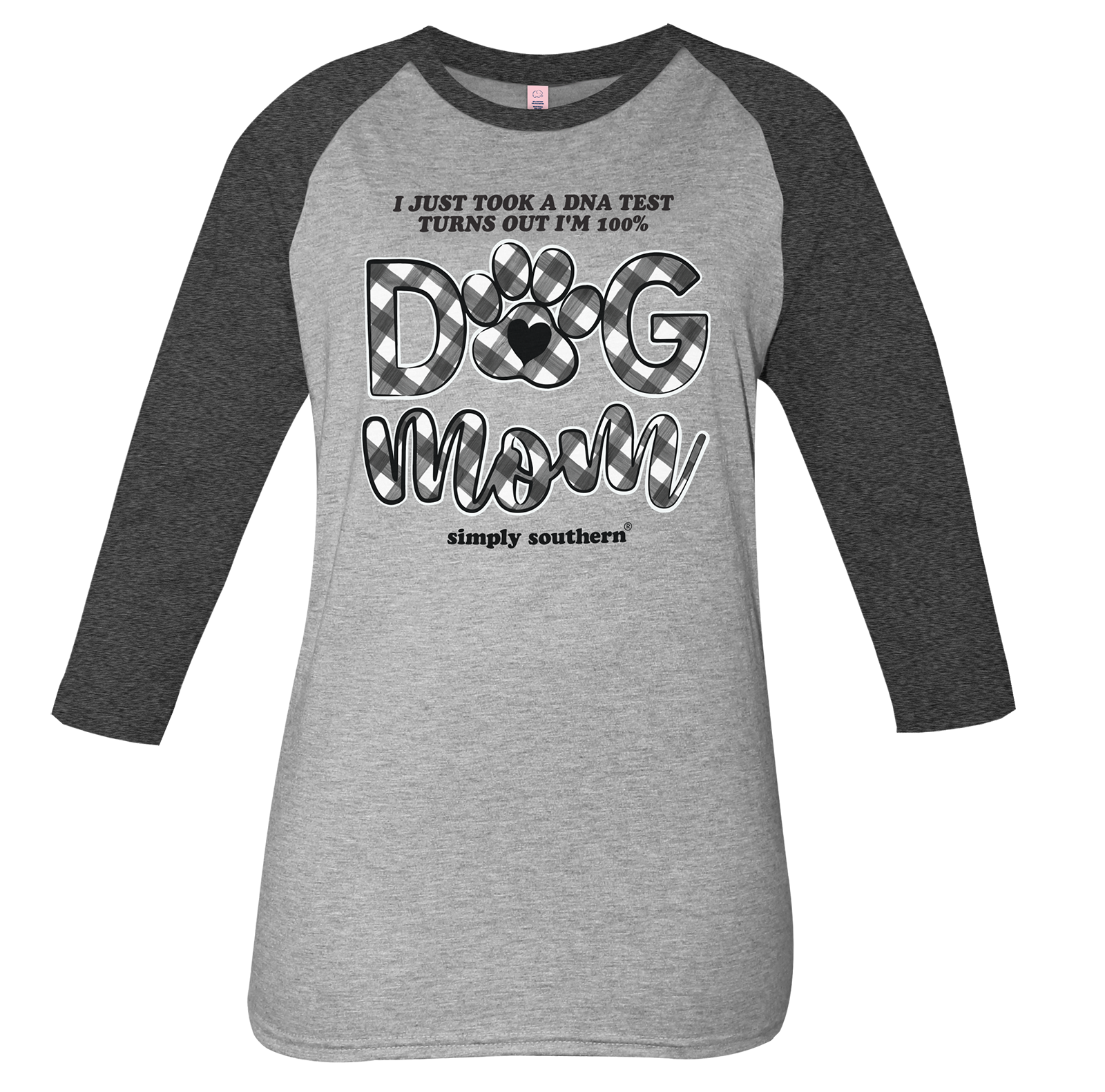 SALE Simply Southern Vintage Collection 100% Dog Mom - Adult & Kids T-Shirts, Sweatshirts & Hoodies apparel design preview 2