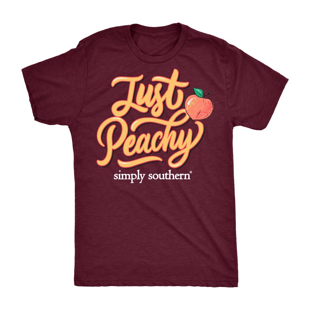 SALE Simply Southern Vintage Collection Just Peachy - Adult & Kids T-Shirts, Sweatshirts & Hoodies apparel design preview 2