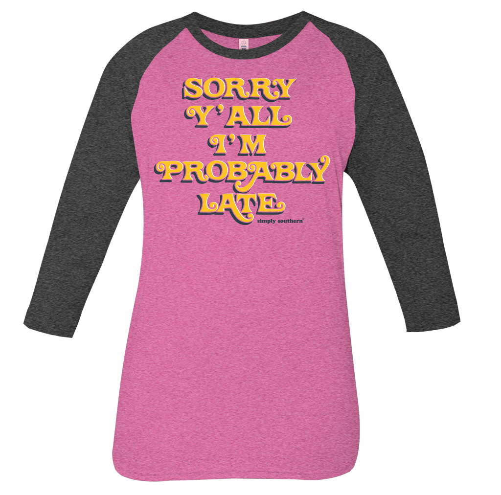 SALE Simply Southern Vintage Collection Probably Late - Adult & Kids T-Shirts, Sweatshirts & Hoodies apparel design preview 2