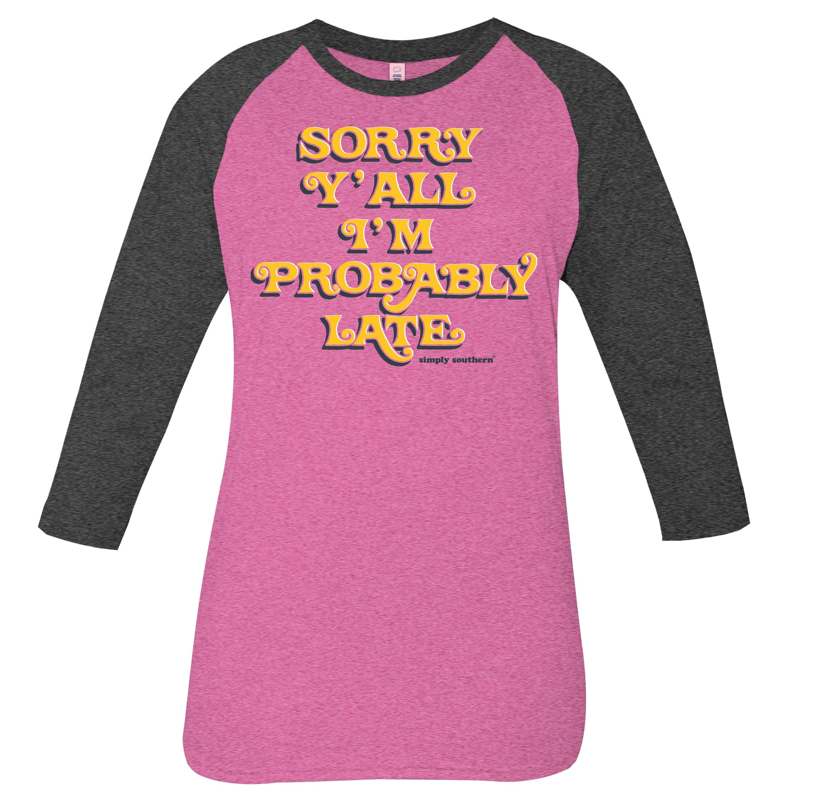 SALE Simply Southern Vintage Collection Probably Late - Adult & Kids T-Shirts, Sweatshirts & Hoodies apparel design preview 2