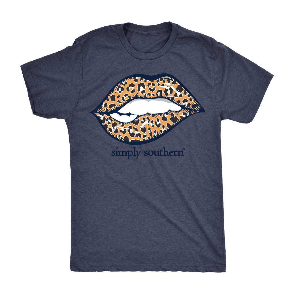 SALE Simply Southern Vintage Collection Leopard Lips - Adult & Kids T-Shirts, Sweatshirts & Hoodies apparel design preview 2