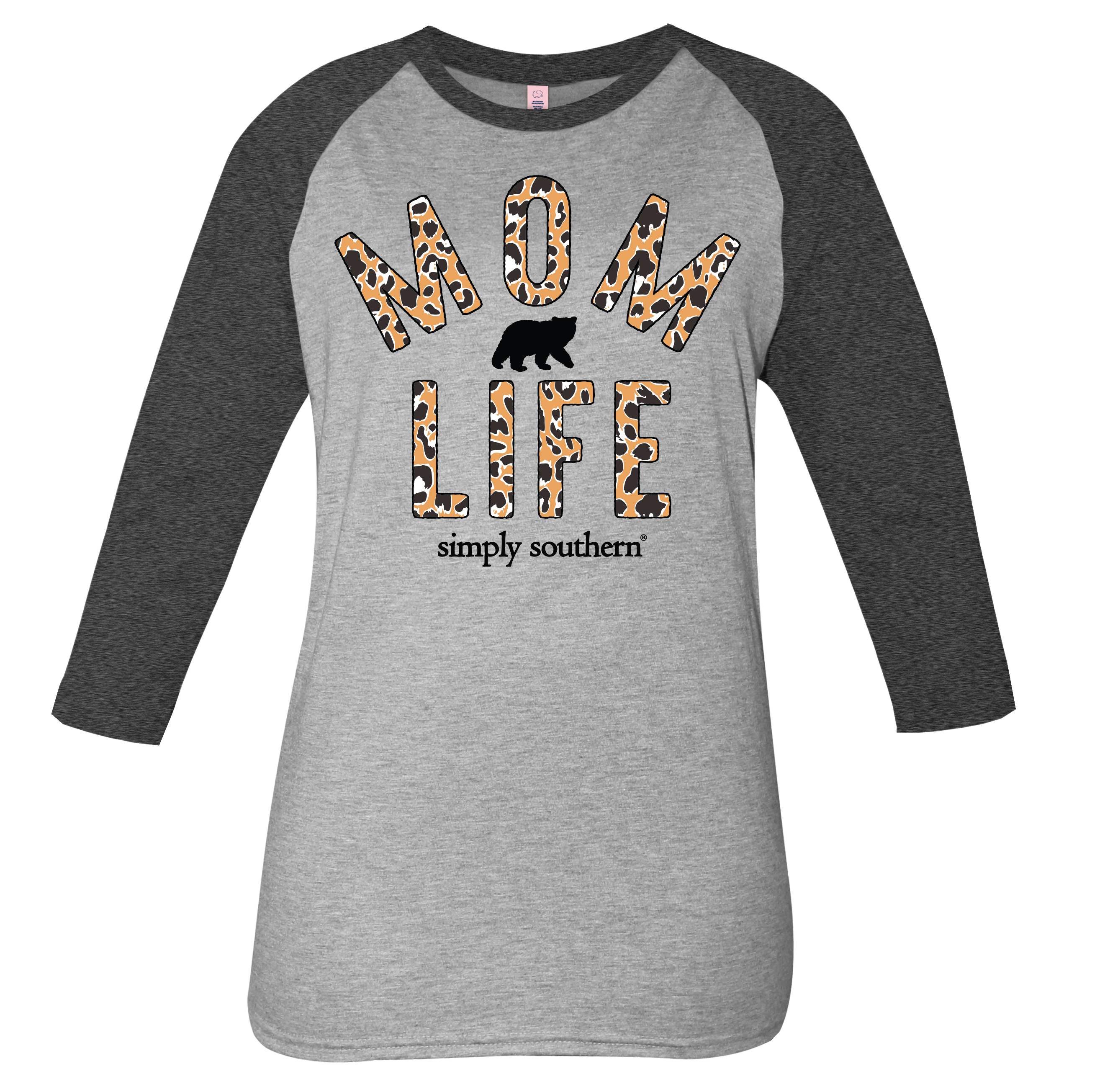 SALE Simply Southern Vintage Collection Leopard Mom - Adult & Kids T-Shirts, Sweatshirts & Hoodies apparel design preview 2