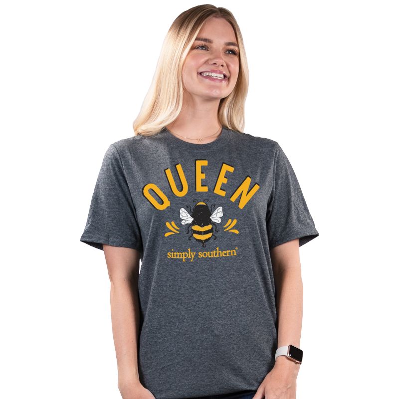 SALE Simply Southern Vintage Collection Queen Bee - Adult & Kids T-Shirts, Sweatshirts & Hoodies apparel design preview 1