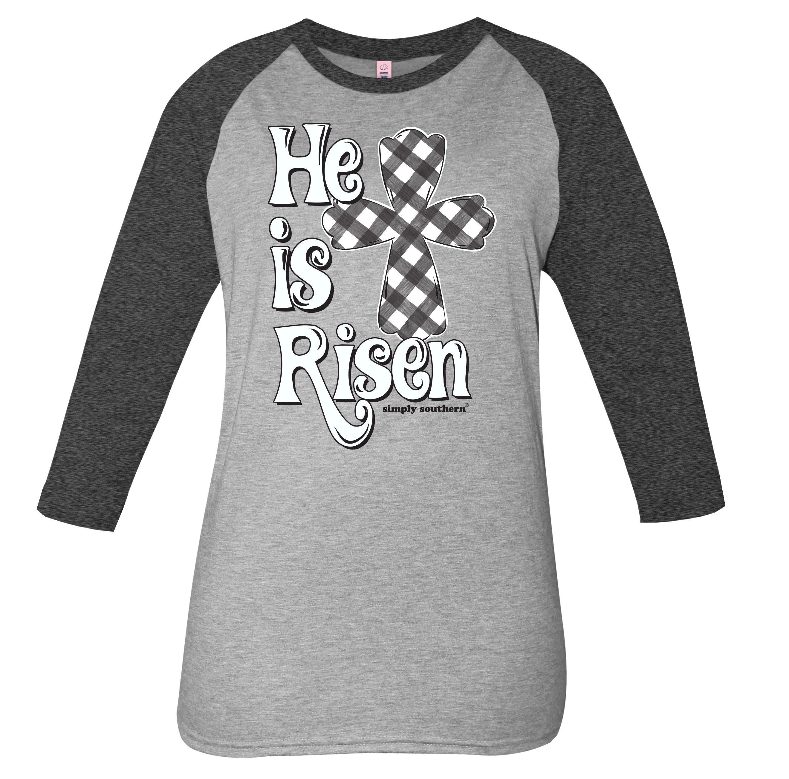 SALE Simply Southern Vintage Collection Easter He Is - Adult & Kids T-Shirts, Sweatshirts & Hoodies apparel design preview 2
