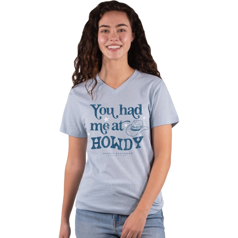 SALE Simply Southern Howdy Cowgirl V-Neck Collection - Adult & Kids T-Shirts, Sweatshirts & Hoodies apparel design preview 1