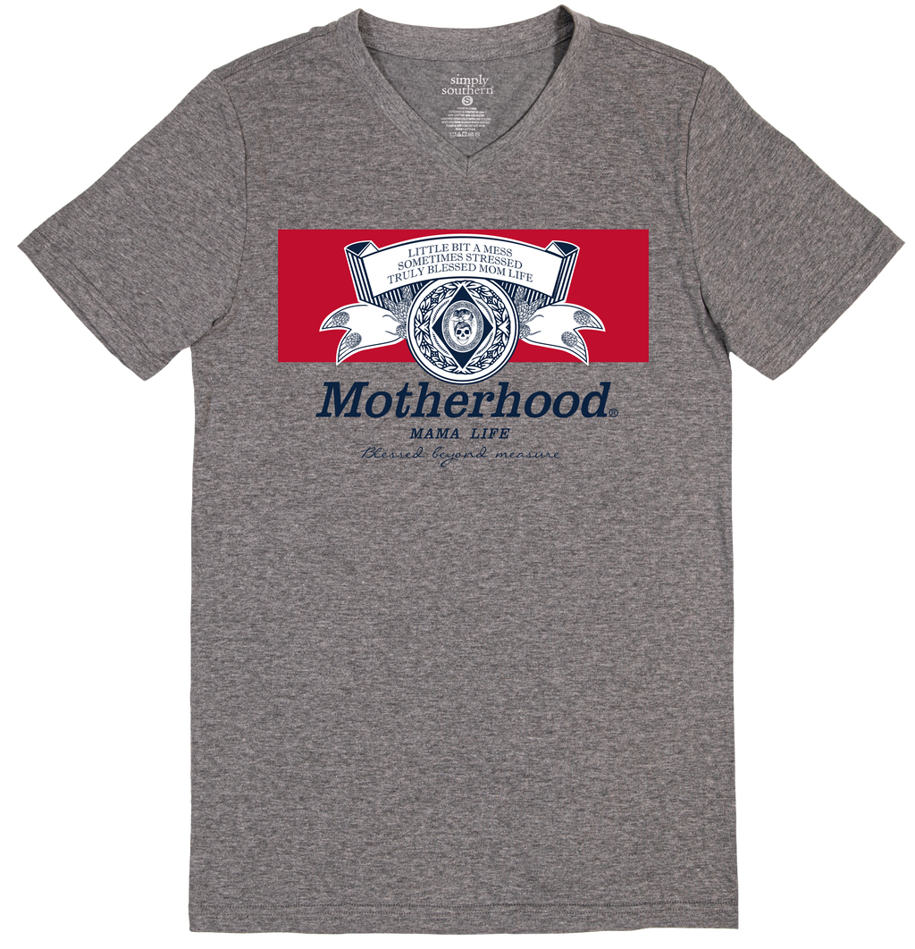 SALE Simply Southern Motherhood Mama Life V-Neck - Adult & Kids T-Shirts, Sweatshirts & Hoodies apparel design preview 2
