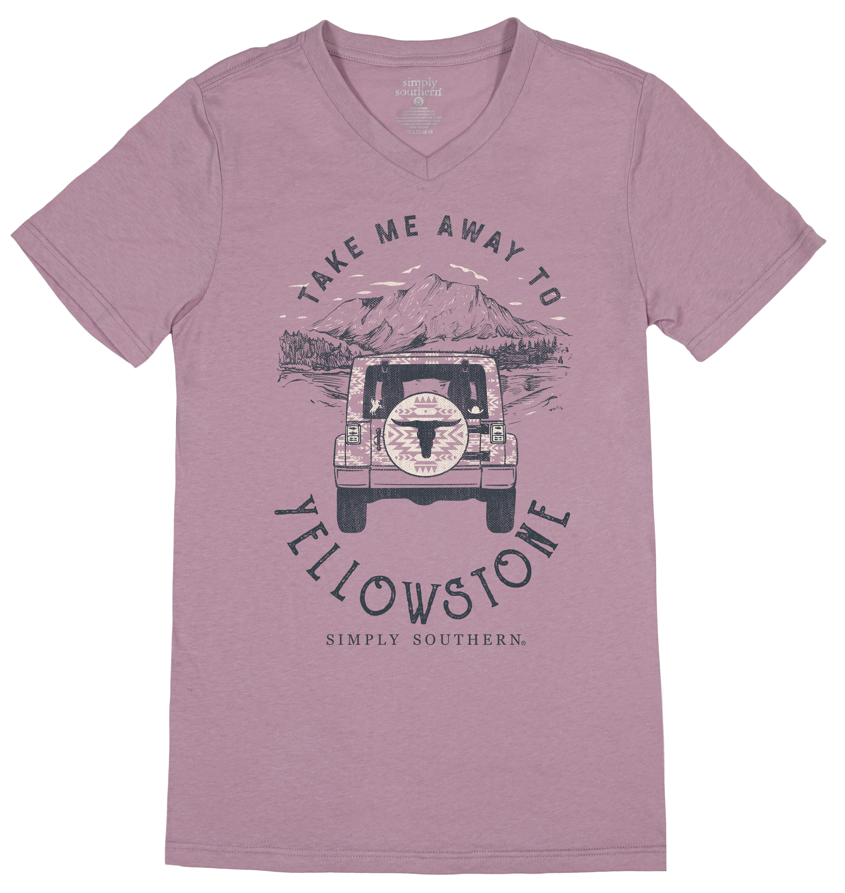 SALE Simply Southern Take Me Away Mountains V-Neck - Adult & Kids T-Shirts, Sweatshirts & Hoodies apparel design preview 2