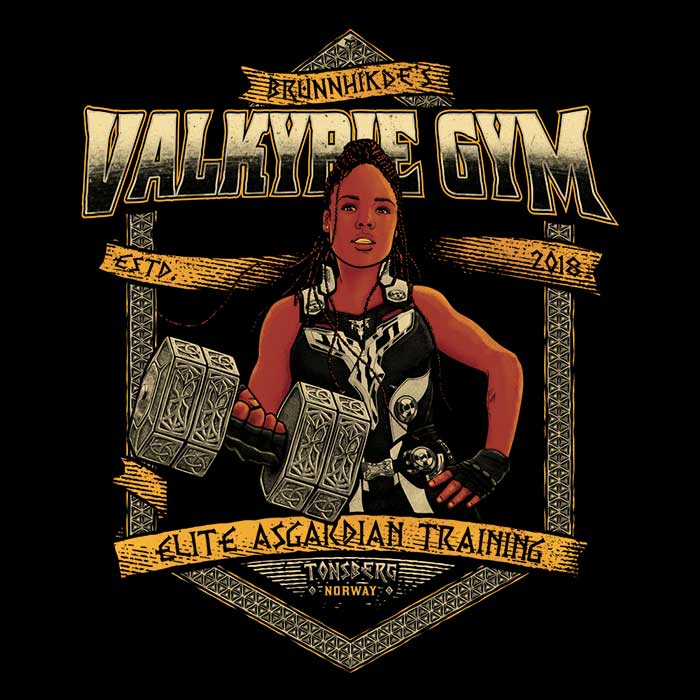 Valkyrie Gym Youth Apparel - Adult & Kids T-Shirts, Sweatshirts & Hoodies apparel design preview 2