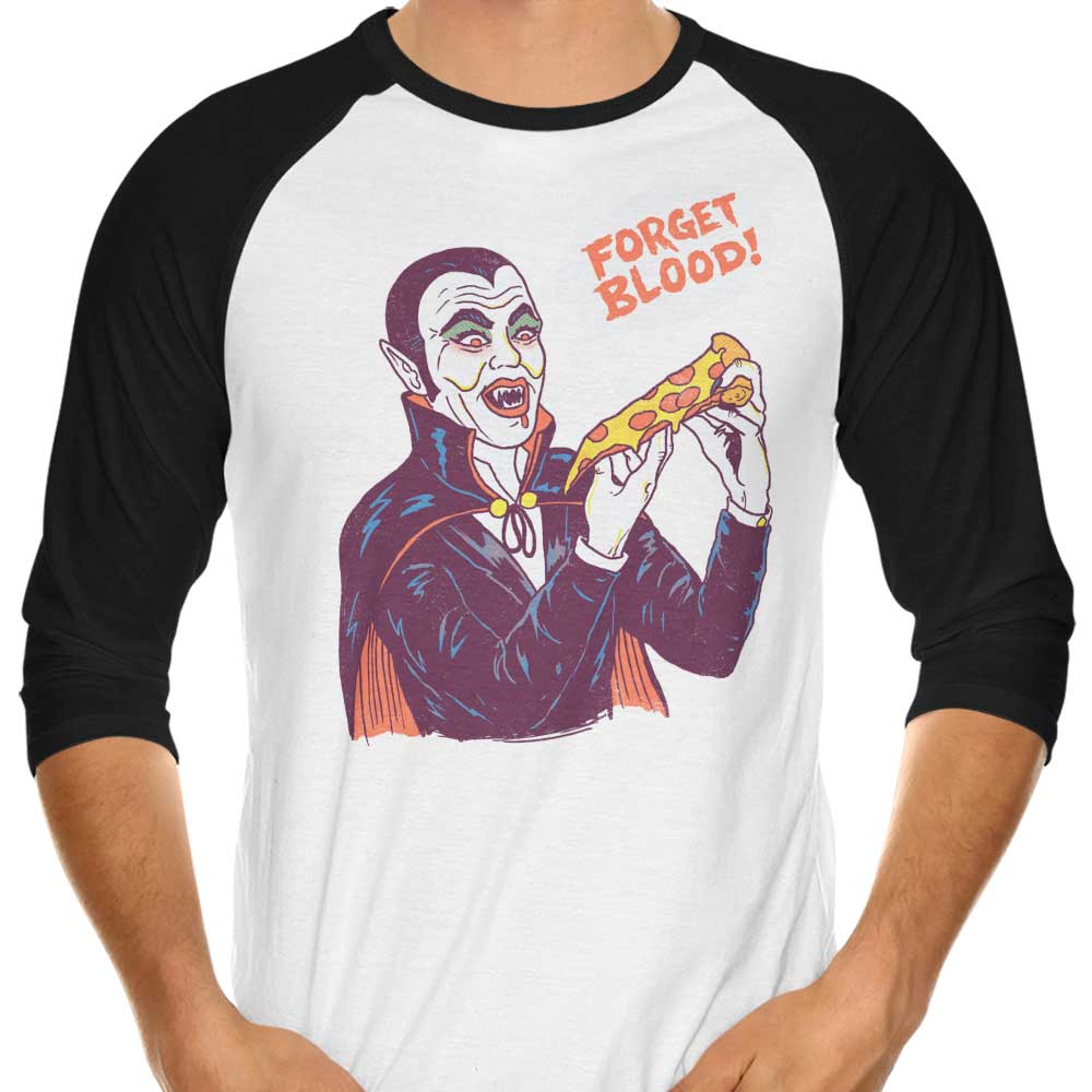 Vampizza 3/4 Sleeve Raglan - Adult & Kids T-Shirts, Sweatshirts & Hoodies apparel design preview 1