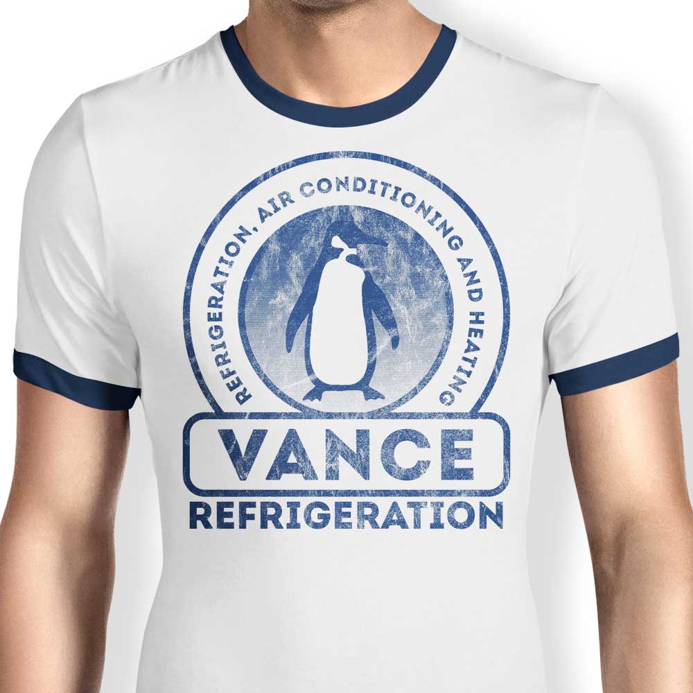 Vance Refrigeration Ringer - Adult & Kids T-Shirts, Sweatshirts & Hoodies apparel design preview 1