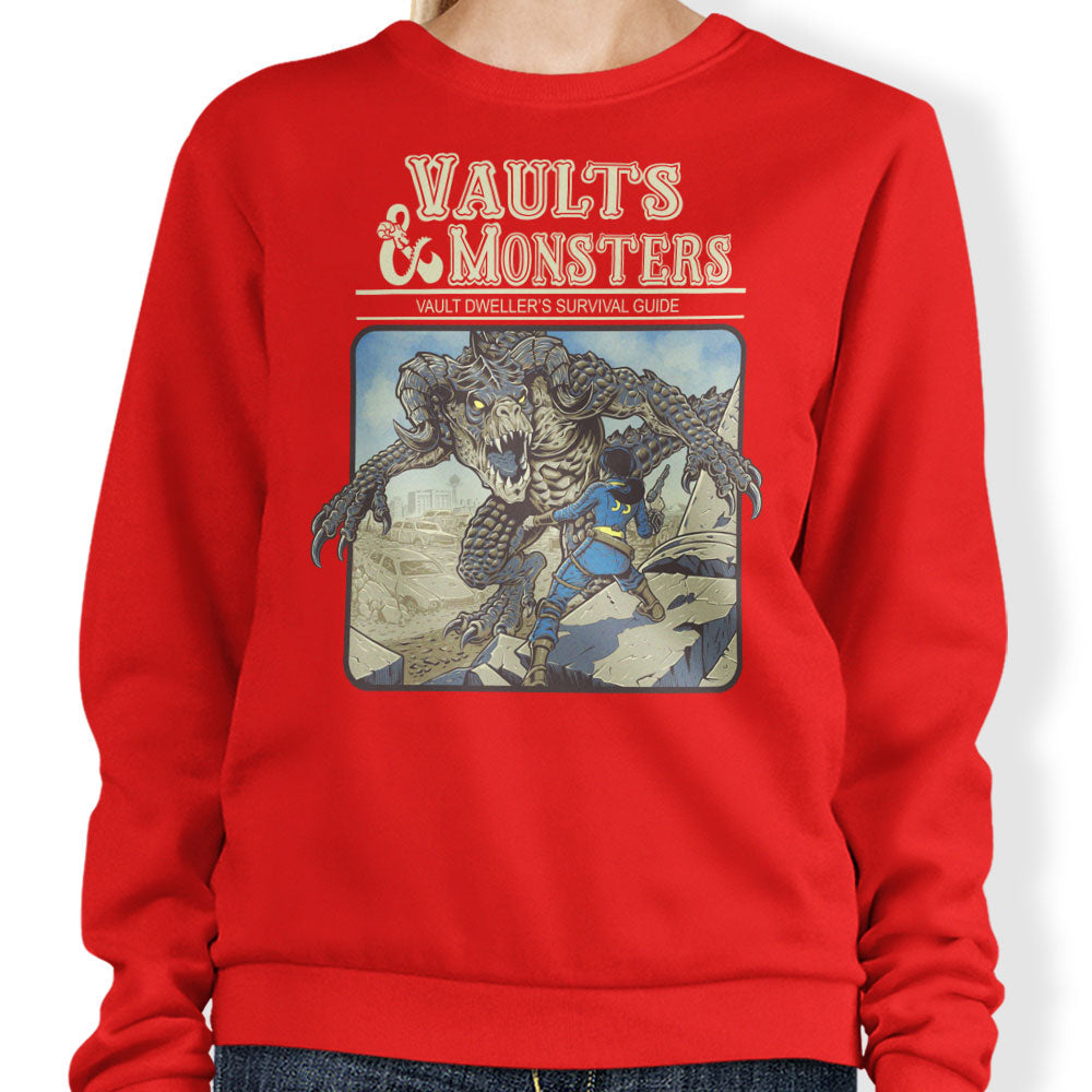 Vault and Monsters - Adult & Kids T-Shirts, Sweatshirts & Hoodies apparel design preview 1