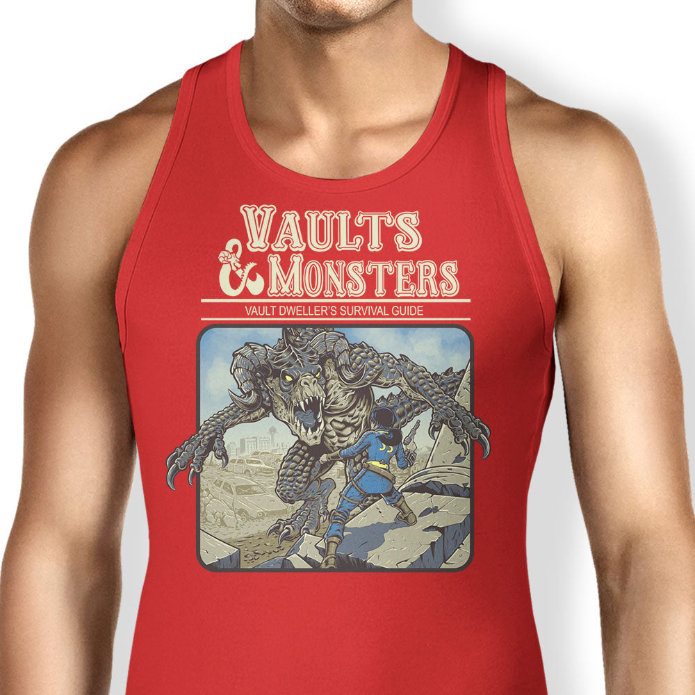 Vault and Monsters Tank Top - Adult & Kids T-Shirts, Sweatshirts & Hoodies apparel design preview 1