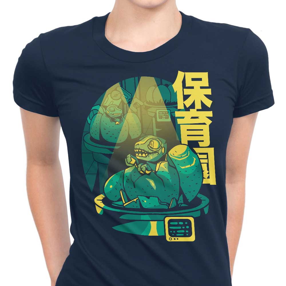Velociraptor Nursery Women's Apparel - Adult & Kids T-Shirts, Sweatshirts & Hoodies apparel design preview 1
