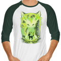 Verdanthe 3/4 Sleeve Raglan - Adult & Kids T-Shirts, Sweatshirts & Hoodies apparel design preview 1