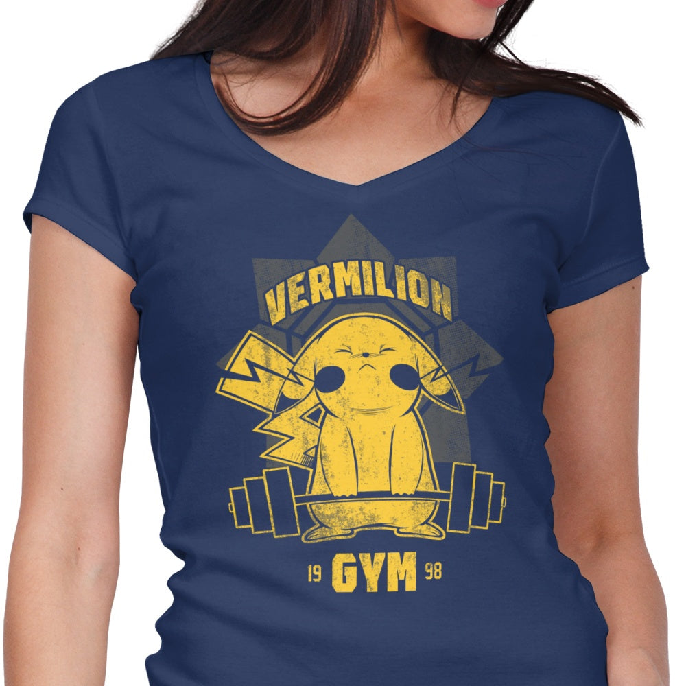 Vermillion Gym Women's V-Neck - Adult & Kids T-Shirts, Sweatshirts & Hoodies apparel design preview 1