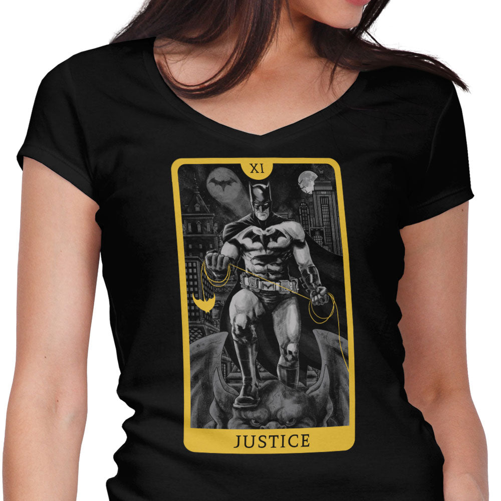 Vigilante Justice Women's V-Neck - Adult & Kids T-Shirts, Sweatshirts & Hoodies apparel design preview 1
