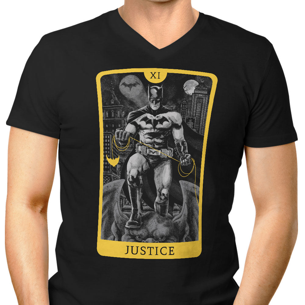 Vigilante Justice Men's V-Neck - Adult & Kids T-Shirts, Sweatshirts & Hoodies apparel design preview 1