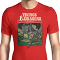 Vikings and Dragons Men's Apparel - Adult & Kids T-Shirts, Sweatshirts & Hoodies apparel design preview 1